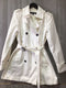 Anne Klein Trench Coat Size Small