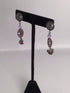 Silver Coin Pearl Earrings