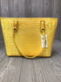 Brahmin Medium Asher Buttercup Melbourne Leather Tote New Pre-owned
