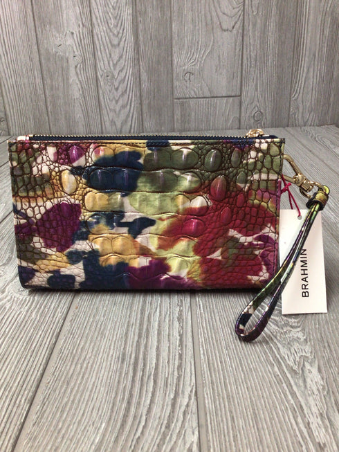 Brahmin Wildflower Melbourne Leather Daisy Wristlet