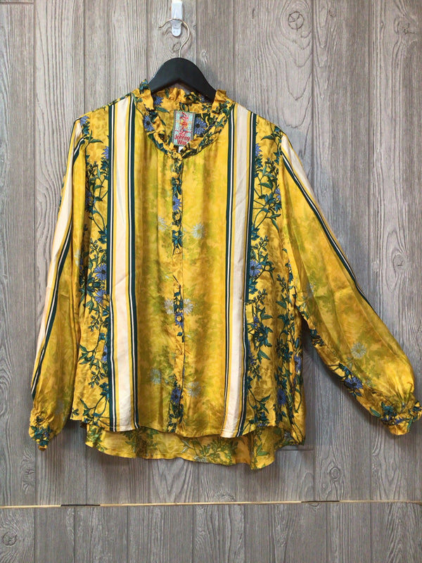 Johnny Was Silk Top Size Large