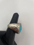 John Hardy Pauli Silver + Turquoise Hammered Signet Ring