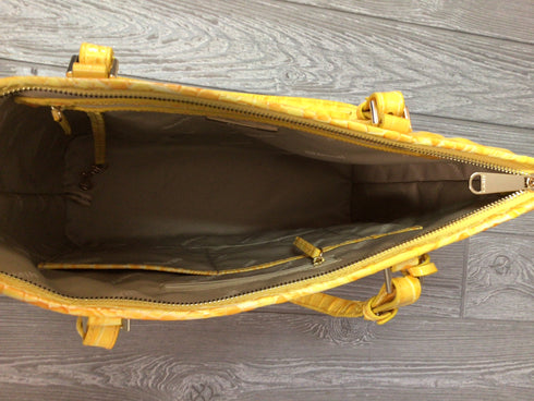 Brahmin Medium Asher Buttercup Melbourne Leather Tote New Pre-owned