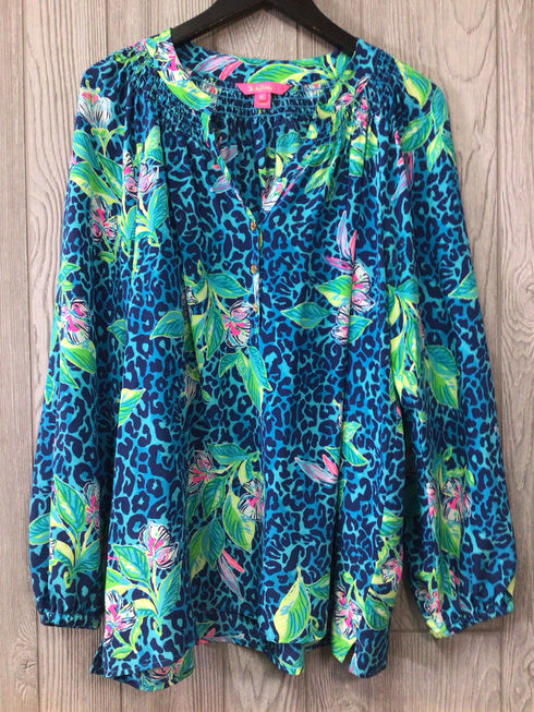 Lilly Pulitzer Blouse Size X-Large