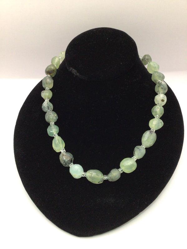 Prehnite Beaded Necklace