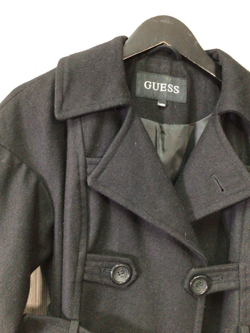 Guess Belted Jacket Wool blend