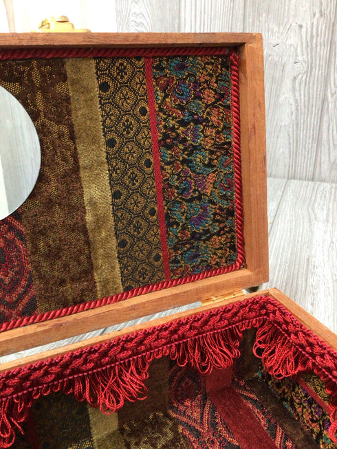 Embellished Cigar Box Purse