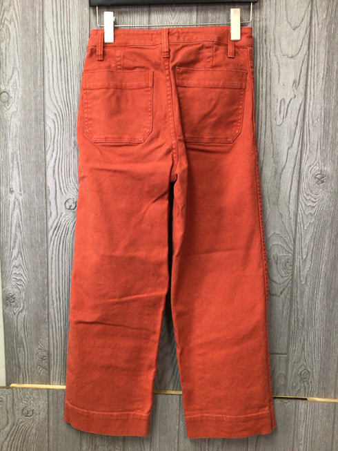 Madewell Slim Emmet Wide Leg Crop Jeans Size 24
