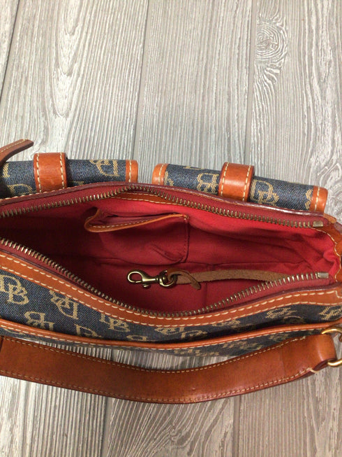 Dooney & Bourke Blue Shoulder Canvas Vintage Purse