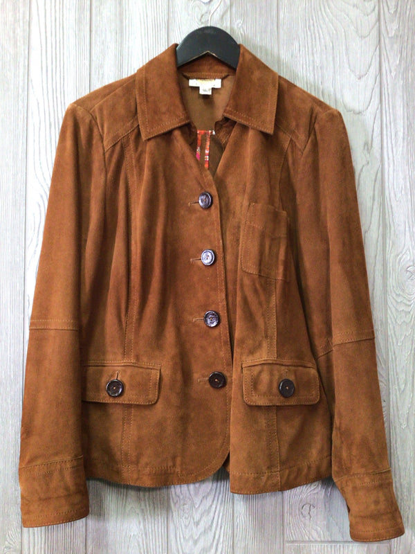 Talbots Suede Jacket Size Large-Petite