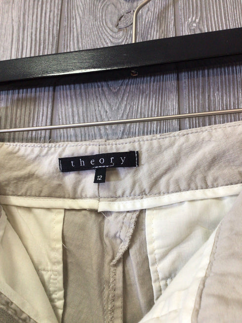 Theory Linen BL Pants Size 12