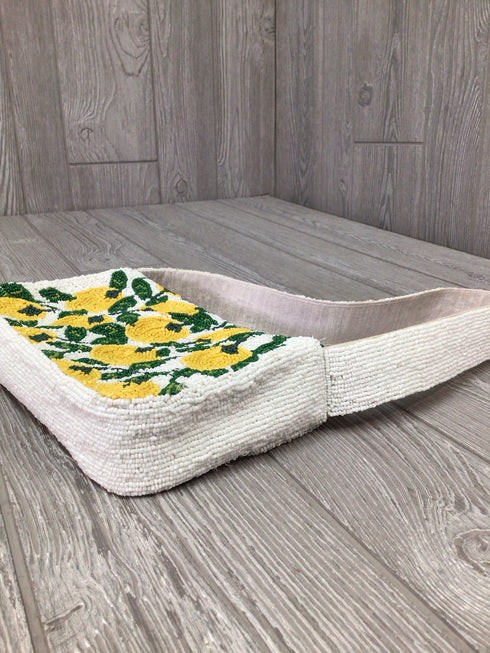 Lemons beaded Purse