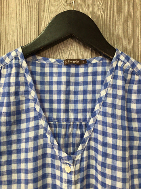 J. McLaughlin Linen Top Size Small