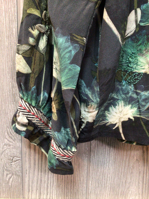 Johnny Was Cactus Blouse Size X-Large New
