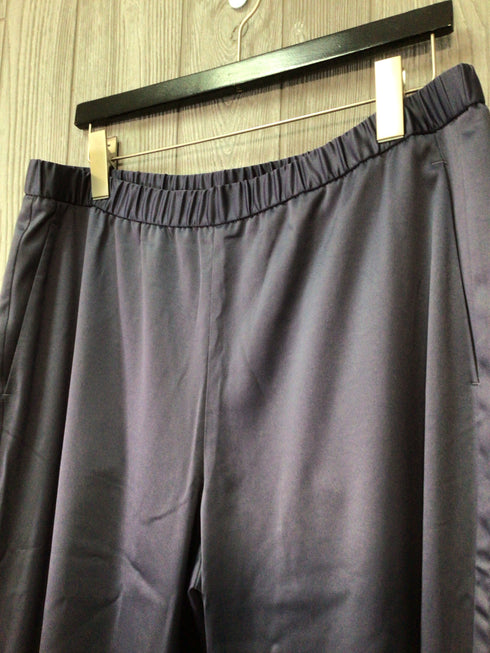 Eileen Fisher Recycled Polyester Satin Straight Pants Size Medium Satin New