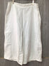 Eileen Fisher Linen Crop Wide Leg Pants Size Large