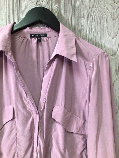 Eileen Fisher Silk Shirt Size Medium