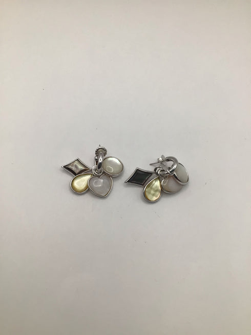 Hoop Mother-of-pearl dangle Set Earrings