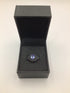 Tanzanite + black spinnel Sterling Ring sz 7.5