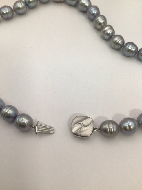 Honora Gray Baroque Pearl Necklace 16"