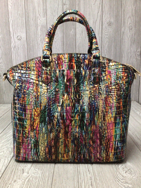 Brahmin Virtuous Melbourne Large Duxbury Satchel Leather