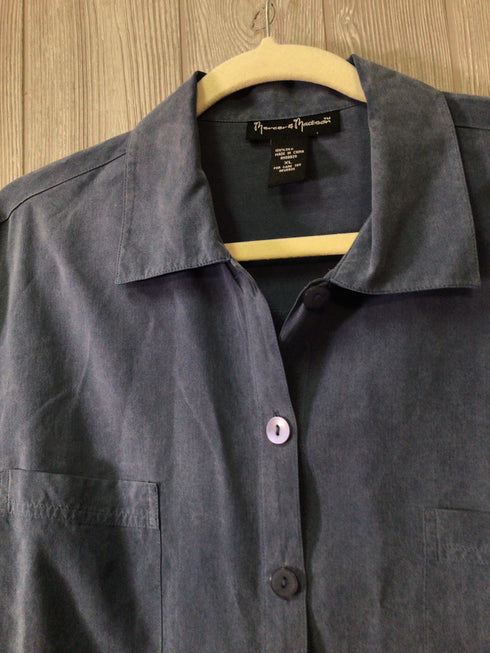 Mercer & Madison Silk Shirt Size X-Large