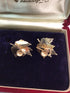 Mikimoto Brooch Earring set 14k Gold 6mm Akoya Pearl Estate