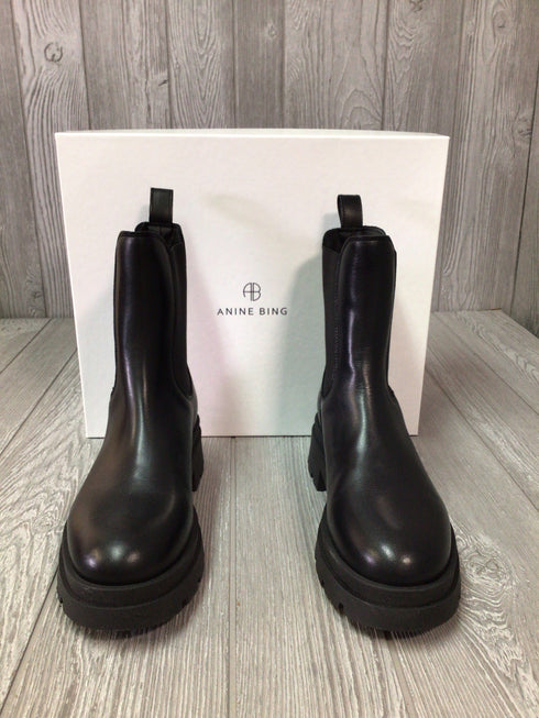 Anine Bing Leather Ankle Boots Size 8.5 New