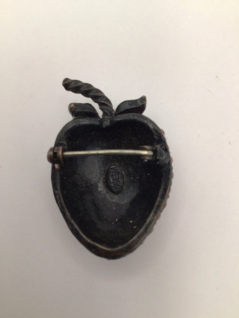 Weiss Strawberry Vintage Brooch