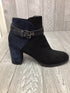 Aquatalia Boots ankle suede heel Size 8 pre-owned