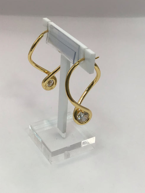 Jackie Mack Lumi Drop CZ Earrings