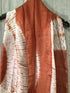 Eileen Fisher Brown Shibori Silk Scarf