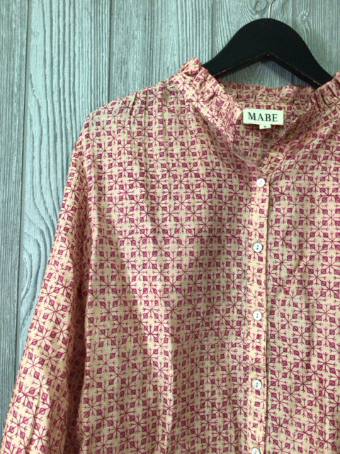 M.A.B.E. Cassia Top Pink Size Small Pre-owned