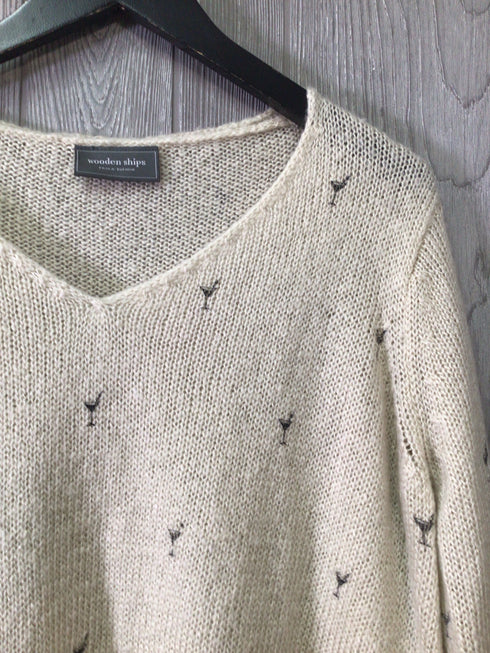 Wooden Ships Sweater Size Small/Medium
