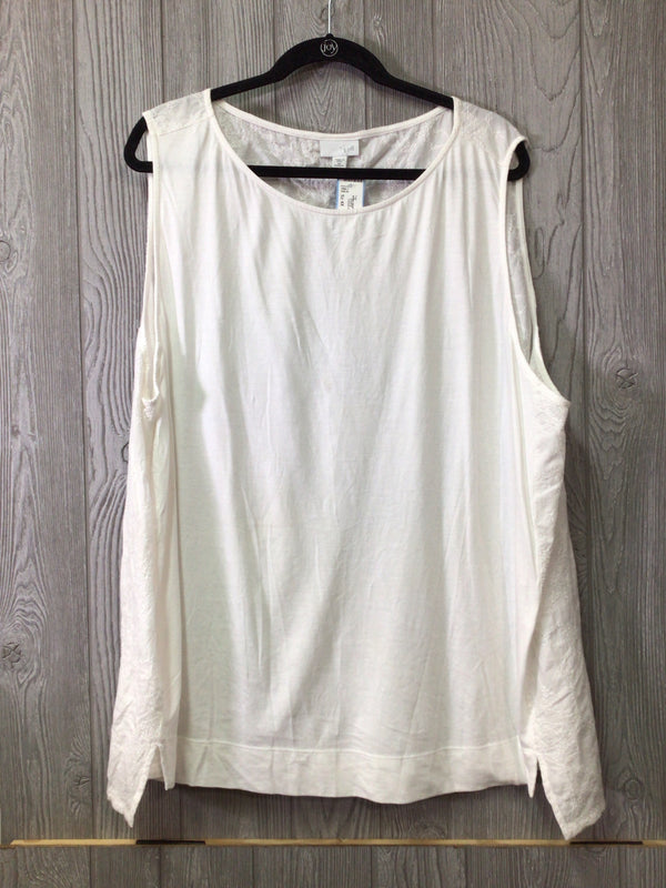 J Jill Top Size 4X Jersey New pre-owned