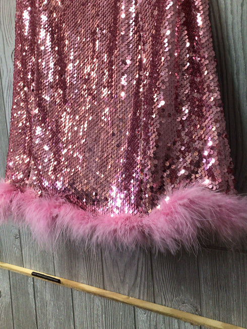 Judith March strapless Dress Sequined Size Medium