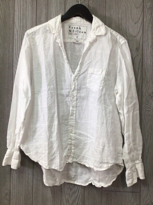 Frank & Eileen Linen-cotton Eileen Shirt Size Small