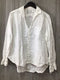Frank & Eileen Linen-cotton Eileen Shirt Size Small