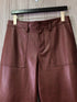 7 For All Mankind Faux-leather Pants Size Medium