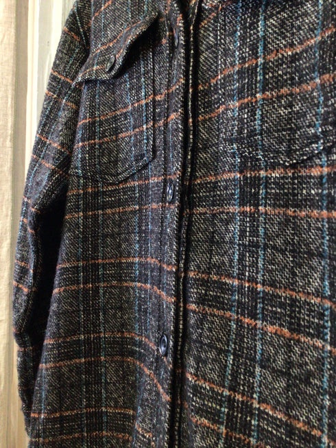 Frank & Eileen shacket Wool plaid maxi Size Medium