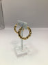 14k Gold Twisted Hoop Earrings