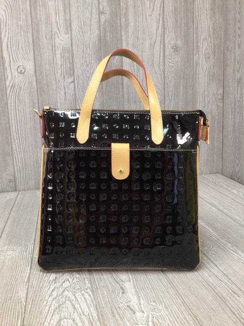 Arcadia Patent Crossbody Leather Purse