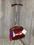 Coach Poppy Crimson Sequin Frame Bag 21218 B4/CM New with tags Evening Bag