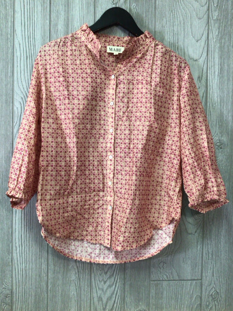 M.A.B.E. Cassia Top Pink Size Small Pre-owned