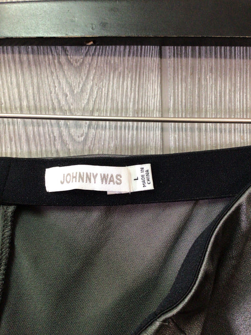 Johnny Was Satin Skirt Size Large