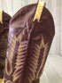 Larry Mahan Leather + Exotic Python Cowboy Boots Vintage Women's Size 8