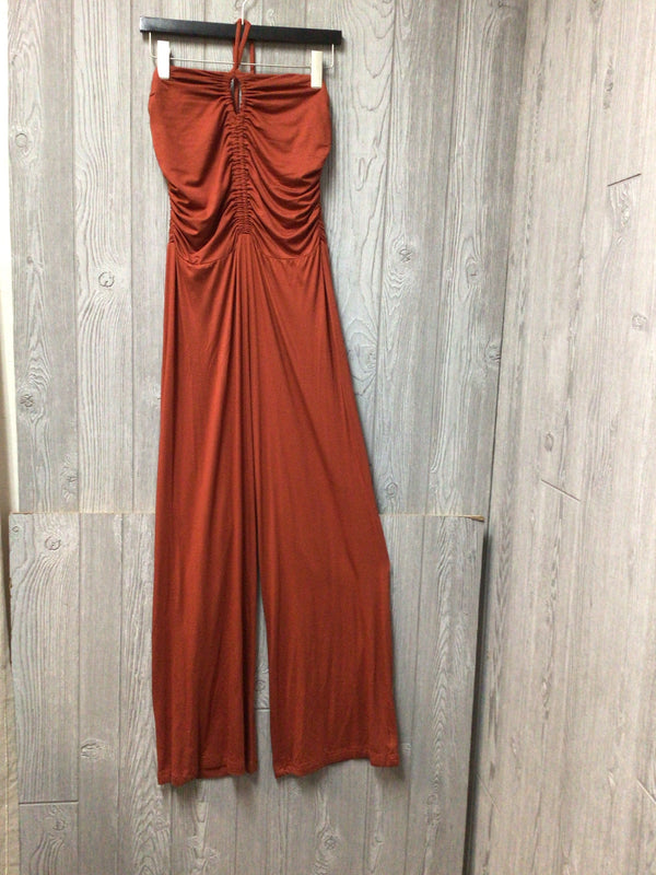 Trina Turk Jumpsuit Halter Jersey Size Medium