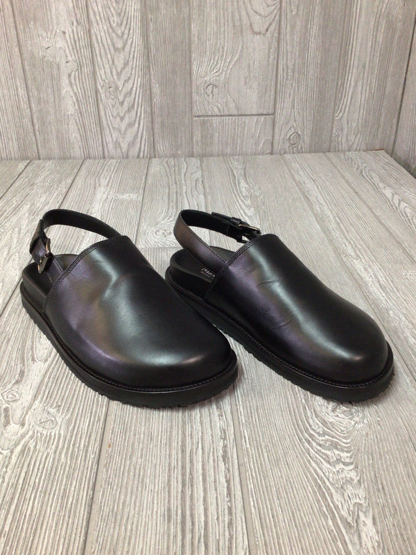 Max Mara Nizza Leather Low Clogs Size 39