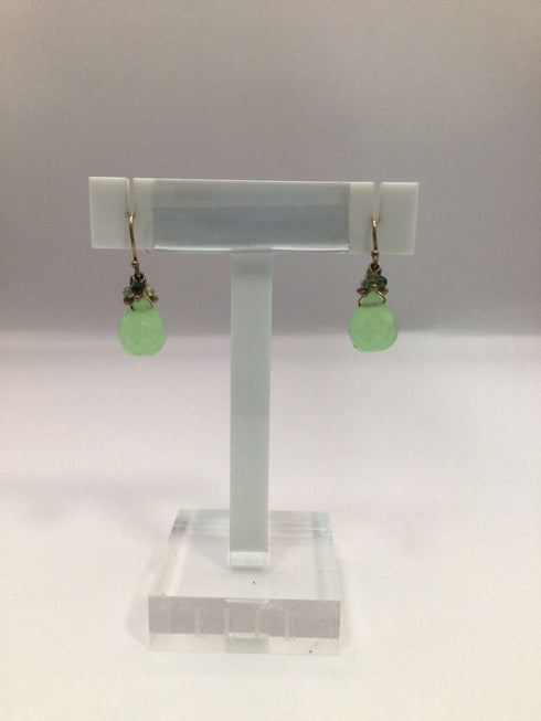 Green TearDrop Earrings