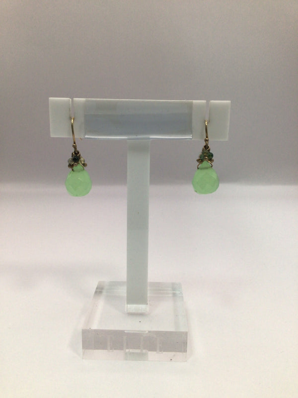 Green TearDrop Earrings